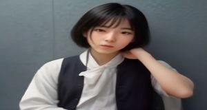 51官方网站数据分析师陈思远，在大屏数据看板前分析招聘行业趋势，冷色调科技感